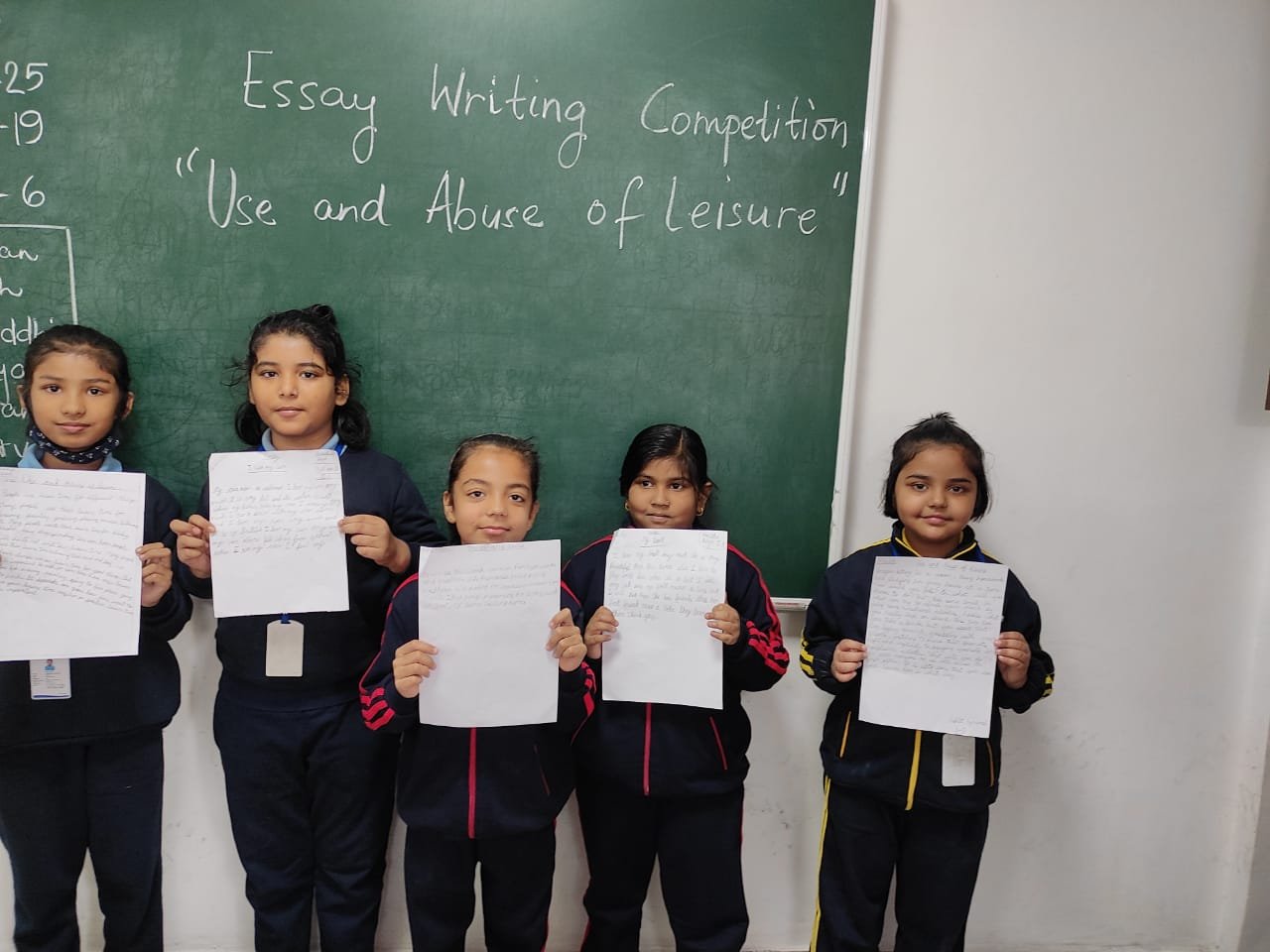 an essay writing competition is conducted by your school english club